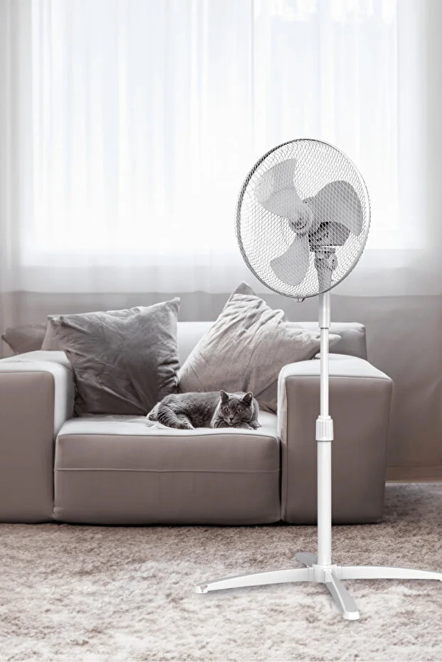 KUMTEL Beyaz Vantilatör 16'' (3P) 